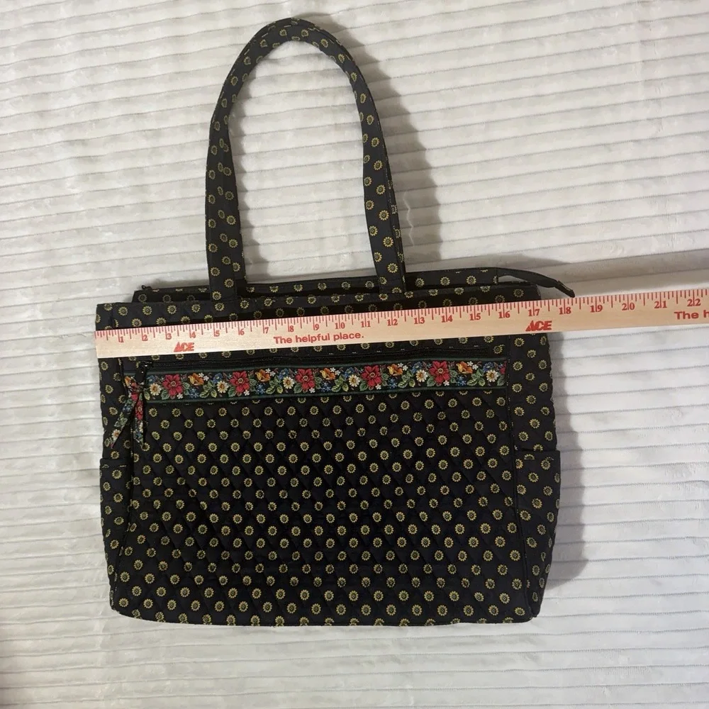 VTG Vera Bradley Metropolitan Laptop Tote Bag retired 